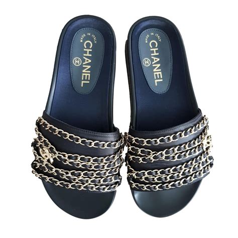 chanel sandalen|chanel sandals for women.